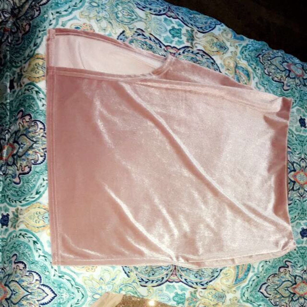 Suede skirt